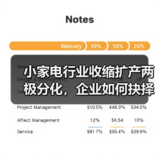 小家电行业收缩扩产两极分化,企业如何抉择?(图2) 小家电行业收缩扩产两极分化,企业如何抉择?(图2)