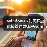 Windows 7如何开启超级管理员账户Administrator?详细教程(图3) Windows 7如何开启超级管理员账户Administrator?详细教程(图3)