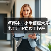 卢伟冰:小米首座大家电工厂正式竣工投产(图3) 卢伟冰:小米首座大家电工厂正式竣工投产(图2)