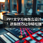 PPT文字方向怎么设计?这些技巧让你轻松提升演示效果(图2) PPT文字方向怎么设计?这些技巧让你轻松提升演示效果(图2)