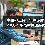 掌握AI工具，年薪多赚7.8万？职场新机遇揭秘(图2)