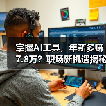 掌握AI工具，年薪多赚7.8万？职场新机遇揭秘(图3)