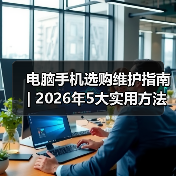 电脑手机选购维护指南 | 2026年5大实用方法避坑(图4) 电脑手机选购维护指南 | 2026年5大实用方法避坑(图4)