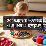 2025年我国批发和零售业增加值14.6万亿元 同比增长5.0%(图4)