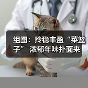 组图：拎稳丰盈“菜篮子” 浓郁年味扑面来(图1)