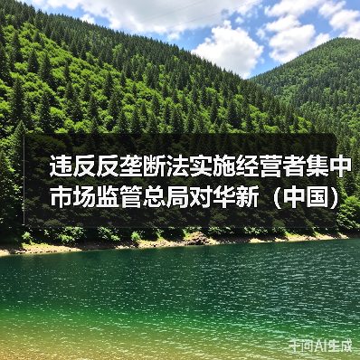 违反反垄断法实施经营者集中 市场监管总局对华新（中国）投资有限公司开出罚单(图4)