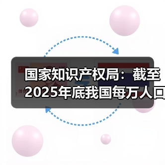 国家知识产权局：截至2025年底我国每万人口高价值发明专利拥有量达16件(图1)