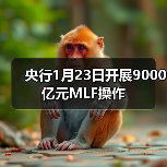 央行1月23日开展9000亿元MLF操作(图1)