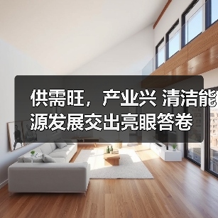 供需旺，产业兴 清洁能源发展交出亮眼答卷(图1)