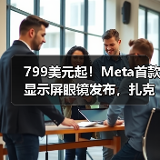 799美元起!Meta首款显示屏眼镜发布,扎克伯格(图3) 799美元起!Meta首款显示屏眼镜发布,扎克伯格(图3)