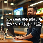 Sora最强对手登场,谷歌Veo 3.1发布:对象级编辑引领AI视频新纪元(图2) Sora最强对手登场,谷歌Veo 3.1发布:对象级编辑引领AI视频新纪元(图2)