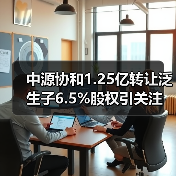 中源协和1.25亿转让泛生子6.5%股权引关注 - 诺云路远科技资讯网