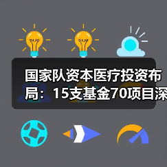 国家队资本医疗投资布局:15支基金70项目深度解析(图2) 国家队资本医疗投资布局:15支基金70项目深度解析(图2)