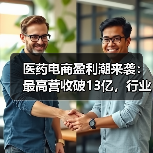 医药电商盈利潮来袭:最高营收破13亿,行业加速发展?(图3) 医药电商盈利潮来袭:最高营收破13亿,行业加速发展?(图3)