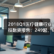 2018Q1医疗健康行业投融资报告：249起，65亿美元，生物技术领域吸金最多(图3)