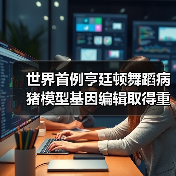 世界首例亨廷顿舞蹈病猪模型基因编辑取得重大突破(图3) 世界首例亨廷顿舞蹈病猪模型基因编辑取得重大突破(图3)