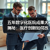 五年数字化医院成果大揭秘:医疗创新如何改变诊疗未来?(图4) 五年数字化医院成果大揭秘:医疗创新如何改变诊疗未来?(图4)