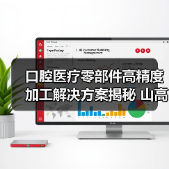 口腔医疗零部件高精度加工解决方案揭秘 山高刀具技术解析 - 诺云路远科技资讯网