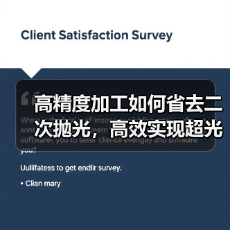 高精度加工如何省去二次抛光,高效实现超光滑曲面(图3) 高精度加工如何省去二次抛光,高效实现超光滑曲面(图2)