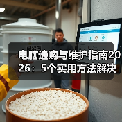电脑选购与维护指南2026：5个实用方法解决常见问题 - 诺云路远科技资讯网