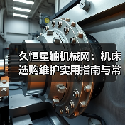 久恒星轴机械网：机床选购维护实用指南与常见问题解析(图4)