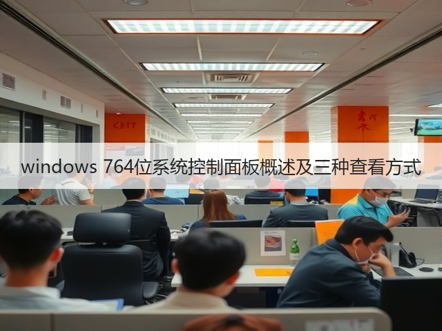 windows 764位系统控制面板概述及三种查看方式(图1) windows 764位系统控制面板概述及三种查看方式(图1)