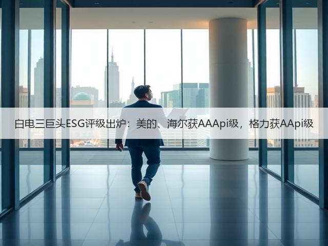 白电三巨头ESG评级出炉:美的、海尔获AAApi级,格力获AApi级(图3) 白电三巨头ESG评级出炉:美的、海尔获AAApi级,格力获AApi级(图3)