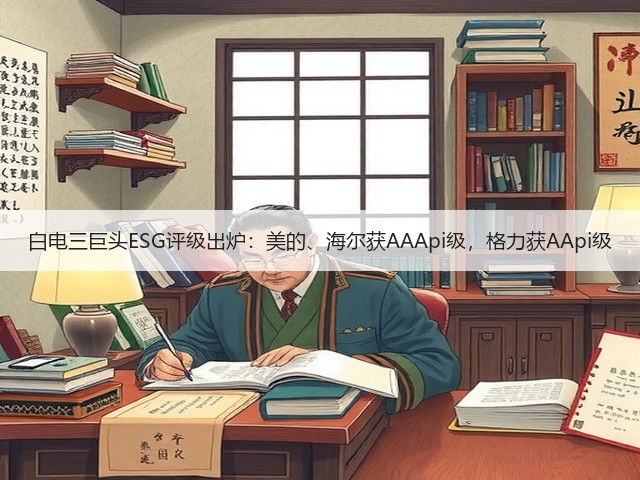 白电三巨头ESG评级出炉:美的、海尔获AAApi级,格力获AApi级(图2) 白电三巨头ESG评级出炉:美的、海尔获AAApi级,格力获AApi级(图2)
