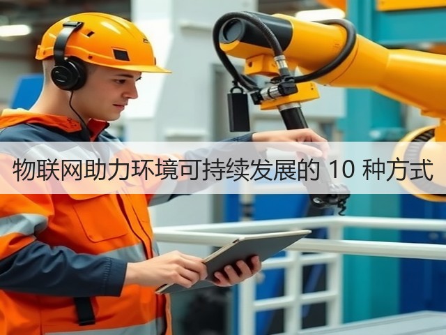 物联网助力环境可持续发展的 10 种方式(图1)