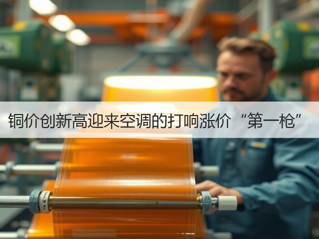 铜价创新高迎来空调的打响涨价“第一枪”(图1) 铜价创新高迎来空调的打响涨价“第一枪”(图1)