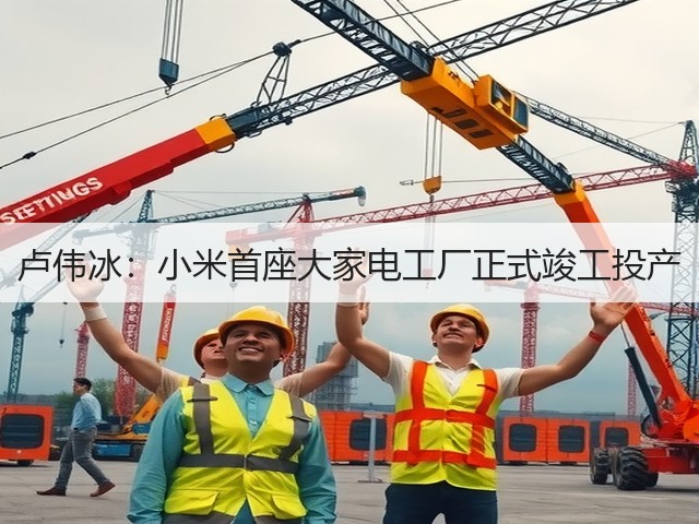 卢伟冰:小米首座大家电工厂正式竣工投产(图2) 卢伟冰:小米首座大家电工厂正式竣工投产(图2)