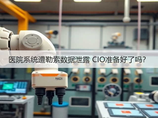 医院系统遭勒索数据泄露 CIO准备好了吗?(图1) 医院系统遭勒索数据泄露 CIO准备好了吗?(图1)