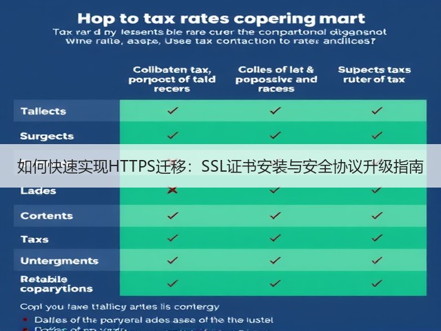 如何快速实现HTTPS迁移:SSL证书安装与安全协议升级指南(图1) 如何快速实现HTTPS迁移:SSL证书安装与安全协议升级指南(图1)
