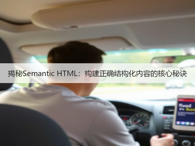 揭秘Semantic HTML:构建正确结构化内容的核心秘诀(图1) 揭秘Semantic HTML:构建正确结构化内容的核心秘诀(图1)