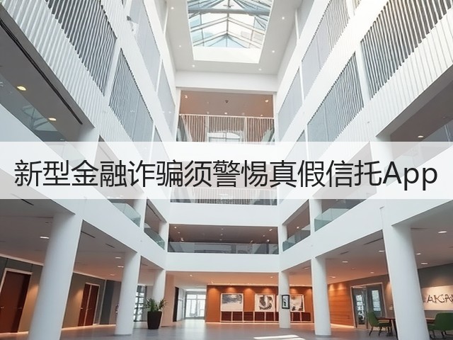 新型金融诈骗须警惕真假信托App(图1) 新型金融诈骗须警惕真假信托App(图1)