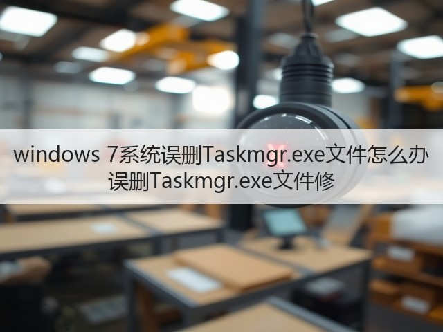 windows 7系统误删Taskmgr.exe文件怎么办 误删Taskmgr.exe文件修(图3) windows 7系统误删Taskmgr.exe文件怎么办 误删Taskmgr.exe文件修(图3)