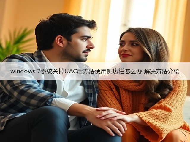 windows 7系统关掉UAC后无法使用侧边栏怎么办 解决方法介绍(图3) windows 7系统关掉UAC后无法使用侧边栏怎么办 解决方法介绍(图3)