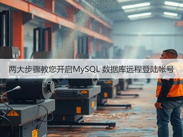 两大步骤教您开启MySQL 数据库远程登陆帐号(图1) 两大步骤教您开启MySQL 数据库远程登陆帐号(图1)