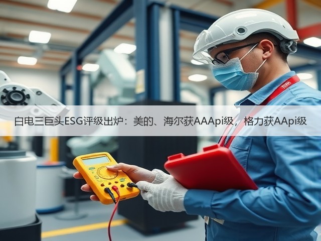 白电三巨头ESG评级出炉:美的、海尔获AAApi级,格力获AApi级(图1) 白电三巨头ESG评级出炉:美的、海尔获AAApi级,格力获AApi级(图1)