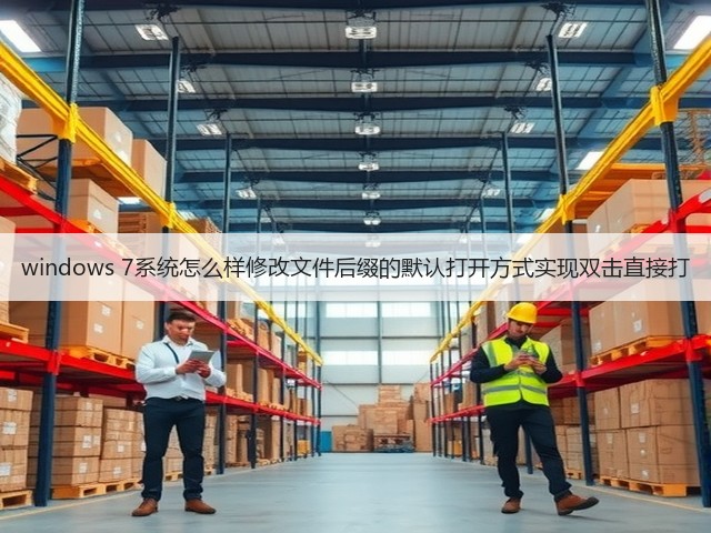 windows 7系统怎么样修改文件后缀的默认打开方式实现双击直接打(图1) windows 7系统怎么样修改文件后缀的默认打开方式实现双击直接打(图1)