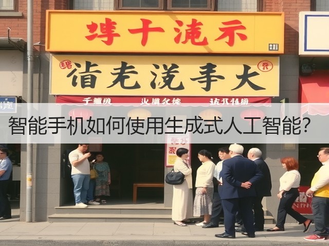 智能手机如何使用生成式人工智能?(图3) 智能手机如何使用生成式人工智能?(图3)