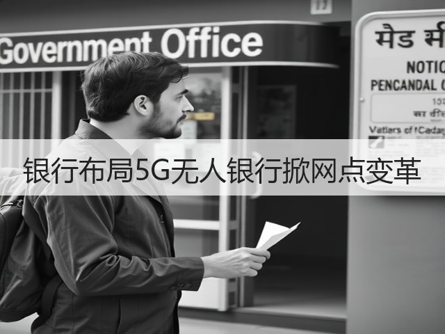 银行布局5G无人银行掀网点变革(图1) 银行布局5G无人银行掀网点变革(图1)