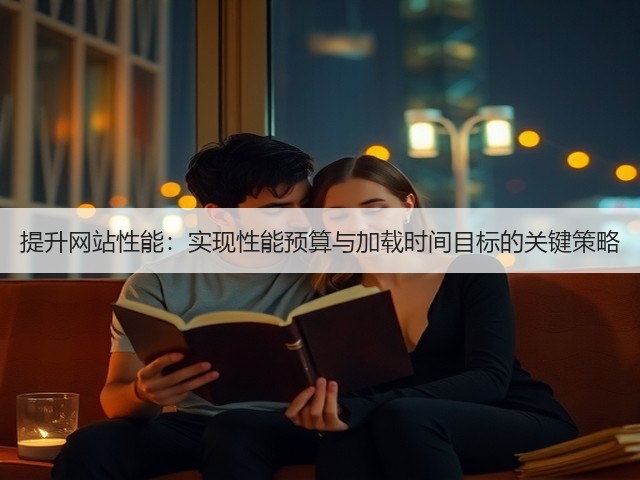 提升网站性能:实现性能预算与加载时间目标的关键策略(图1) 提升网站性能:实现性能预算与加载时间目标的关键策略(图1)