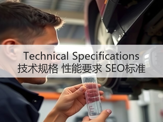 Technical Specifications 技术规格 性能要求 SEO标准(图1) Technical Specifications 技术规格 性能要求 SEO标准(图1)