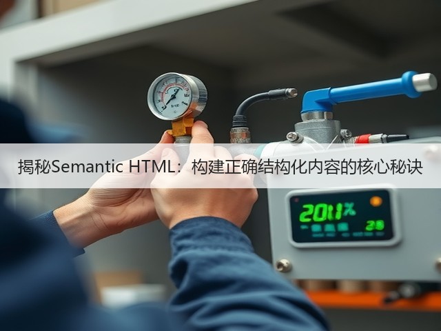 揭秘Semantic HTML:构建正确结构化内容的核心秘诀(图2) 揭秘Semantic HTML:构建正确结构化内容的核心秘诀(图2)