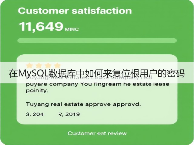 在MySQL数据库中如何来复位根用户的密码(图2)