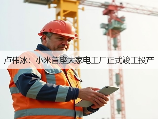 卢伟冰:小米首座大家电工厂正式竣工投产(图2) 卢伟冰:小米首座大家电工厂正式竣工投产(图2)