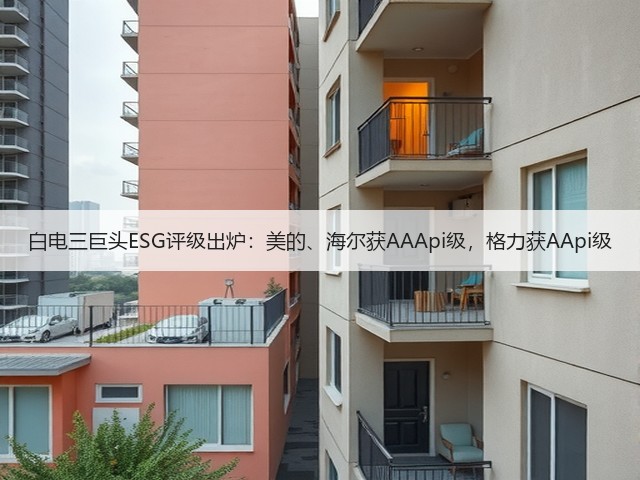 白电三巨头ESG评级出炉:美的、海尔获AAApi级,格力获AApi级(图3) 白电三巨头ESG评级出炉:美的、海尔获AAApi级,格力获AApi级(图3)