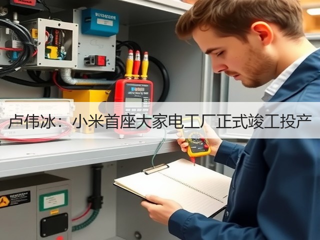 卢伟冰:小米首座大家电工厂正式竣工投产(图3) 卢伟冰:小米首座大家电工厂正式竣工投产(图3)