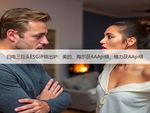 白电三巨头ESG评级出炉：美的、海尔获AAApi级，格力获AApi级(图2)